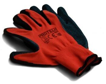 PROTECH rukavice pracovní REES máčené v latexu vel.9, 201003