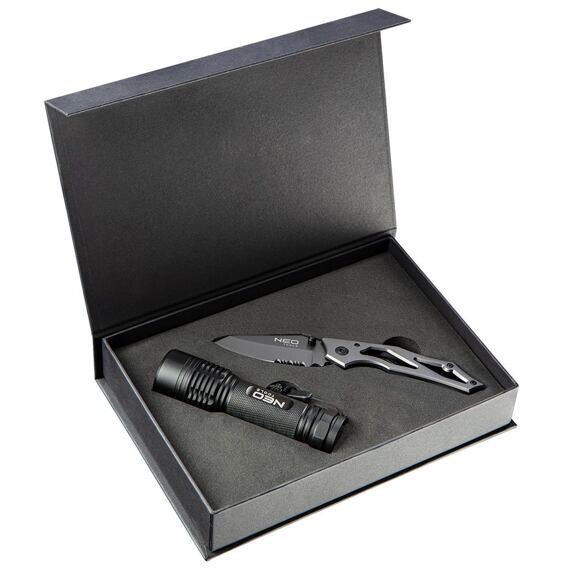 NEO set nůž + svítilna v prezentační krabici (63-025+99-101), 63-032