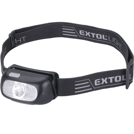 EXTOL Light čelovka LED 5W CREE XPG, 130lm, 3,7V/1,2Ah 43181