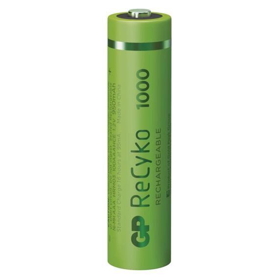 GP baterie nabíjecí ReCyko+ HR03 950mAh AAA, 1ks B2111V