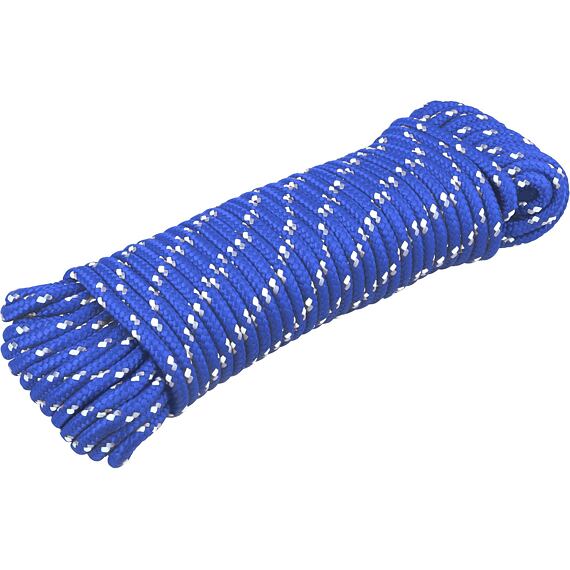 EXTOL PREMIUM šňůra pletená PP, pr.4mm*20m, modrá, 8856414