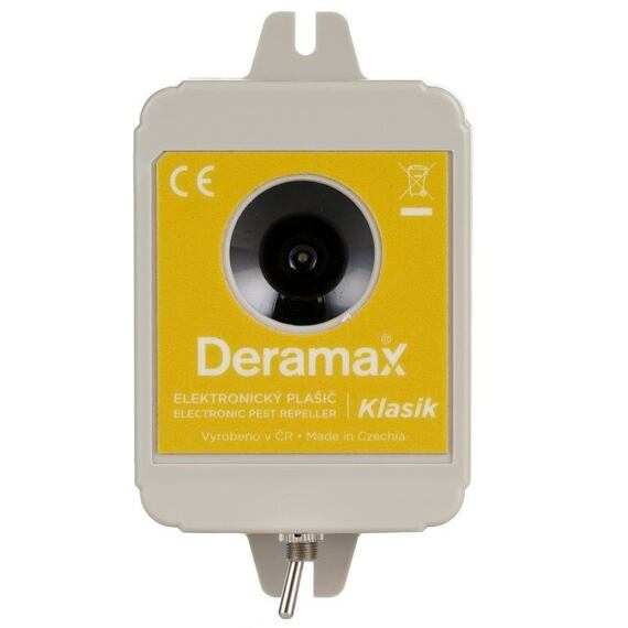 DERAMAX Klasik ultrazvukový plašič (odpuzovač) kun a hlodavců, 9V