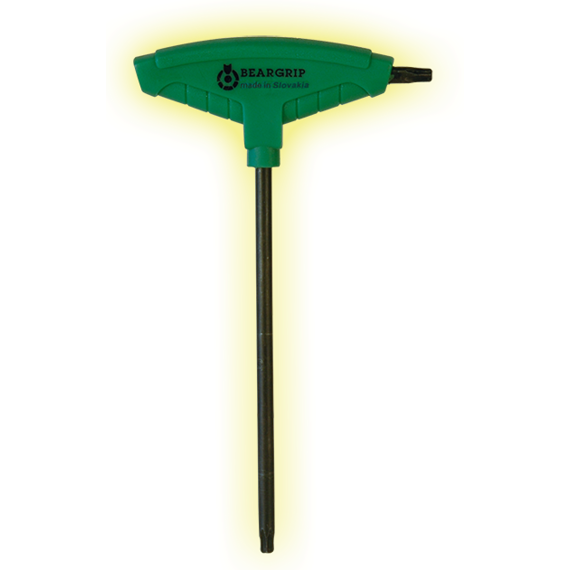 BEARGRIP klíč zástrčný TORX T10*125mm, T-rukojeť, 111-31518