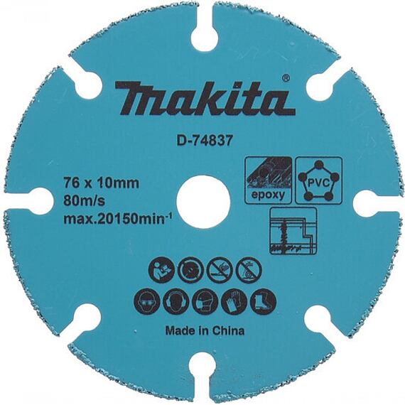 MAKITA D-74837 carbidový řezný kotouč 76*10mm (pro DMC300)