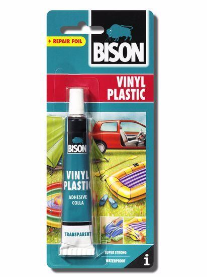 BISON 4007 Vinyl Plastic lepidlo 25ml + záplata BI-1117500