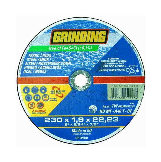 GRINDING 230*1.9 řezný kotouč na ocel, nerez 88.1-230-1.9R