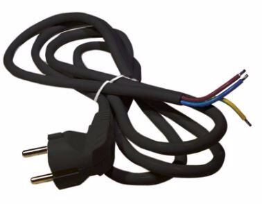 EMOS kabel flexo 3*1,0mm 3m černá H05VV-F S18313