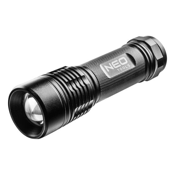 NEO TOOLS svítilna LED 160 lm, zoom, ochrana 99-101