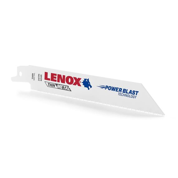 LENOX 20568624R pilky do ocasky BIM Lazer metal 152x19x0,9mm 24 TPI, střední a silné kovy, 5 kusů