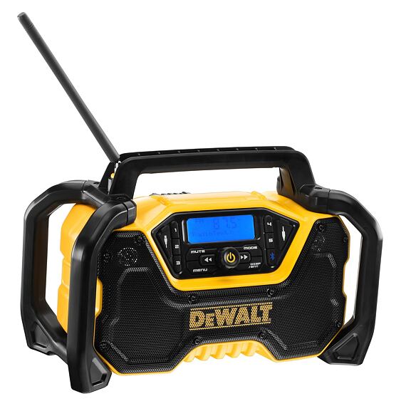 DeWalt DCR029 aku rádio DAB+ pro baterie 12V-54V XR, možnost napájení 230V, bez baterie
