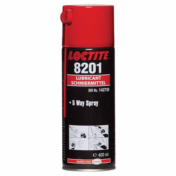 LOCTITE 5-ti účelový mazací spray 400ml 8201
