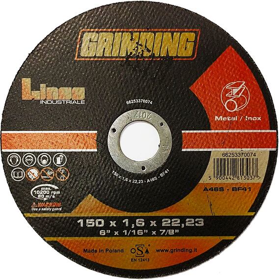GRINDING 150*1,0mm Linea industry řezný kotouč 88.LI-150-1.0R