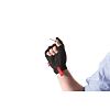 MILWAUKEE 48229743 pracovní rukavice XL/10, dlaň z umělé kůže s molitanem, AVT, prsty bez konečků
