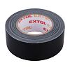 EXTOL PREMIUM páska lepící textilní 50mm*50m, tl.0,18mm, univerzální černá