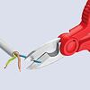 KNIPEX nůžky elektrikářské, nerez, tvrdost 56 HRC, vícesložková rukojeť se skelným vláknem 9505155SB