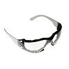 DEDRA brýle ochranné čiré, polykarbonát, odnímatelné těsnění pěna EVA, EN166, EN170, EN172