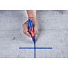 MILWAUKEE 4932471557 značkovač INKZALL "L" modrý, rychleschnoucí, beton+dřevo+kov+plast
