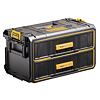 DeWalt DWST83529-1 zásuvkový kufr ToughSystem 2.0, 2 zásuvky, kuličková ložiska ve výsuvech