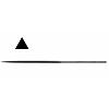 AJAX pilník jehlový trojúhelníkový 140/2 3,5  PJT AJ21383-1420