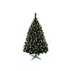 stromek vánoční JEDLE 180cm s bílými konci + stojan 91443